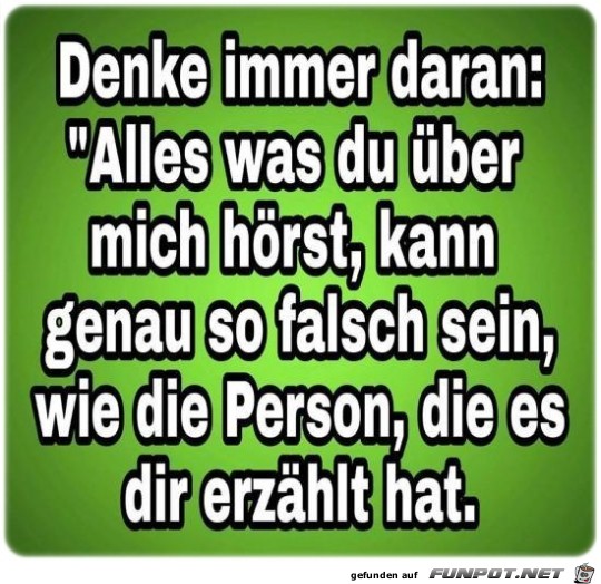 Denke immer daran.. Denke immer daran..