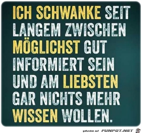 Informiert