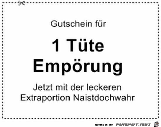 Gutschein Gutschein