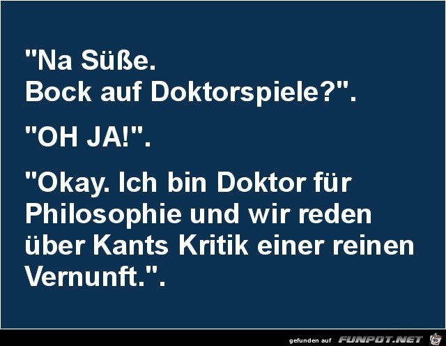 Bock auf Doktorspiele?....... Bock auf Doktorspiele?.......