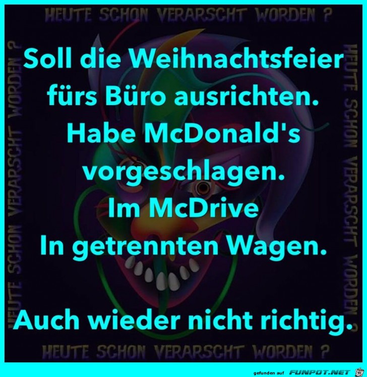 Vorbereitung für die Weihnachtsfeier Vorbereitung für die Weihnachtsfeier