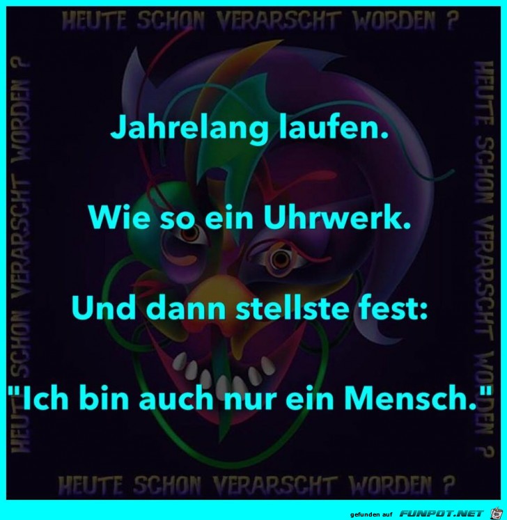 Wie ein Uhrwerk