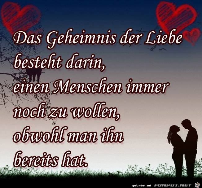 Das Geheimnis der Liebe