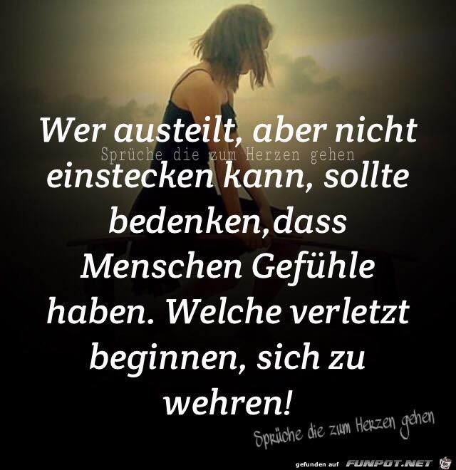 Wer austeilt