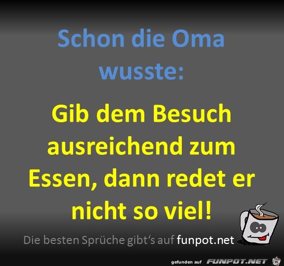 Die Oma wusste es Die Oma wusste es