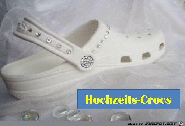 Hochzeits-Crocs