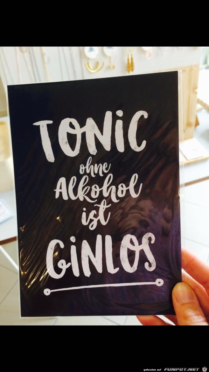 Tonic ohne Gin