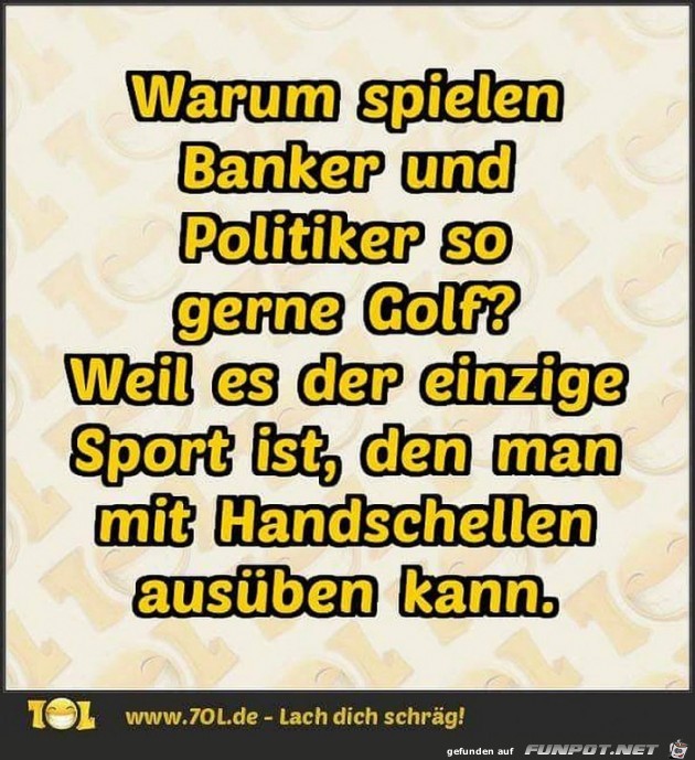 Golf spielen