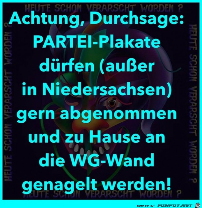PARTEI-Plakate PARTEI-Plakate