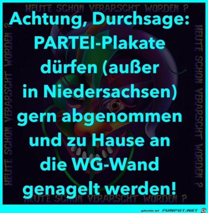 PARTEI-Plakate