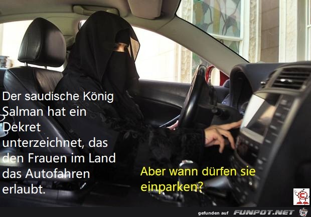 Saudi-Arabien Frauen fahren Auto