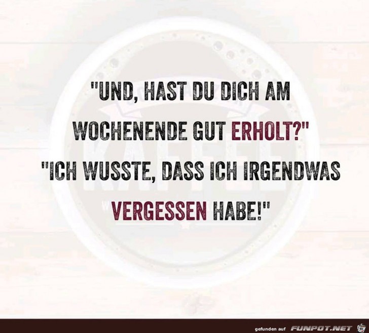 Hab was vergessen Hab was vergessen
