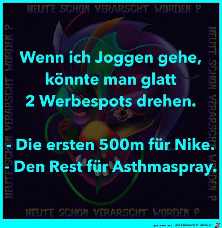 Wenn ich joggen gehe