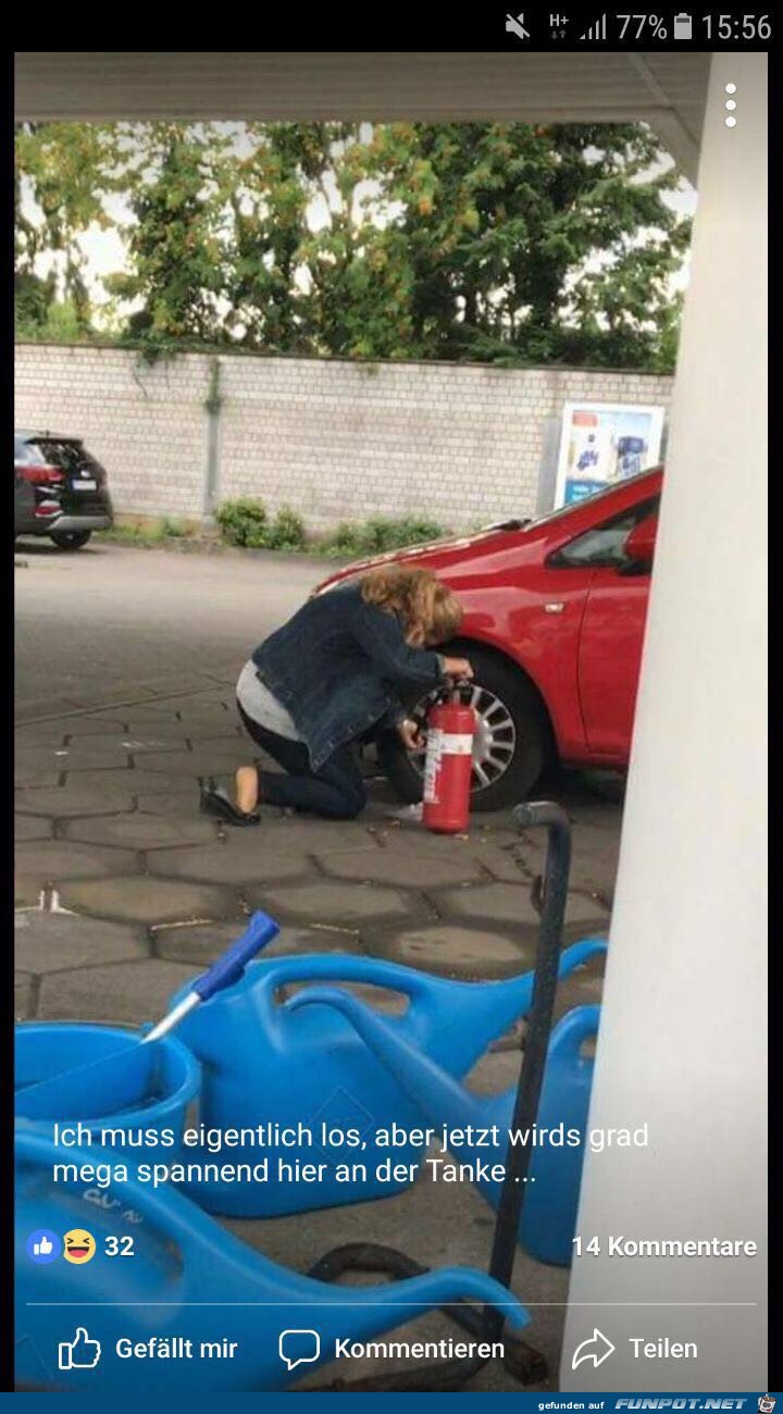 Spannung an der Tanke Spannung an der Tanke