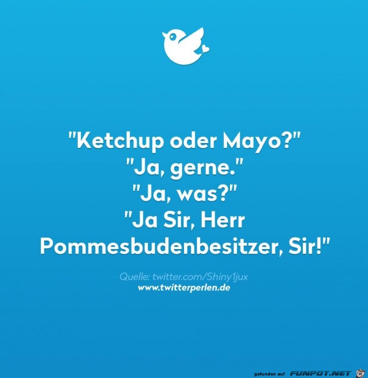 Ketchup oder Majo