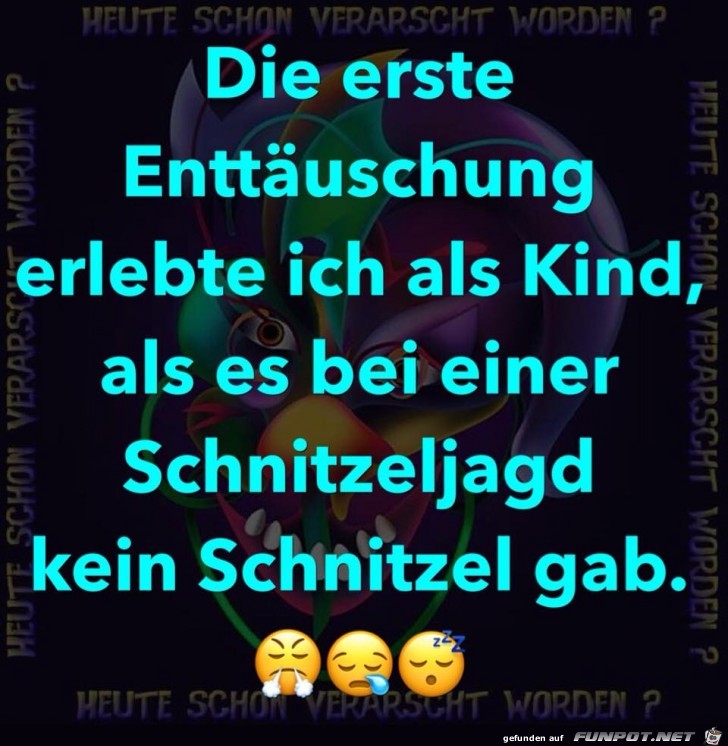 Enttäuschung Enttäuschung