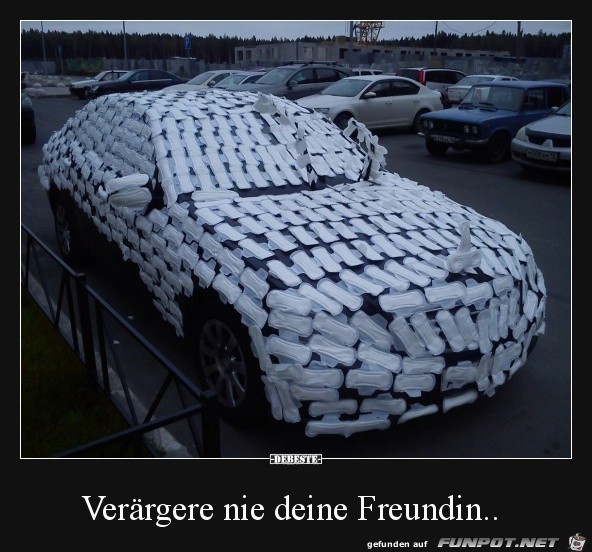 Nicht die Freundin verärgern Nicht die Freundin verärgern