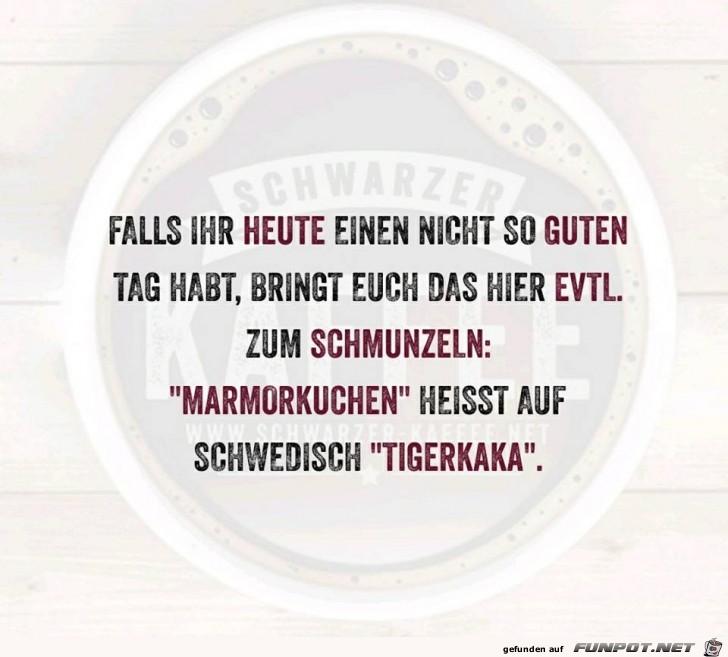 Nie wieder Marmorkuchen