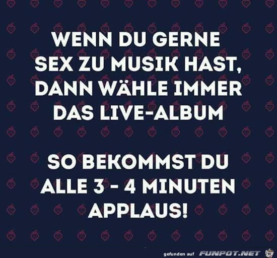 Applaus ist klasse