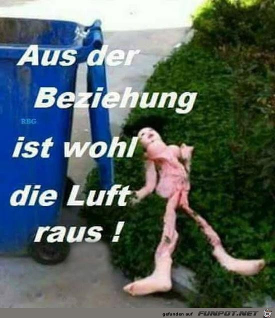 Die Luft ist raus Die Luft ist raus
