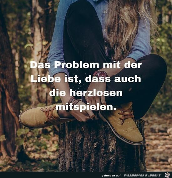 Das Problem mit der Liebe