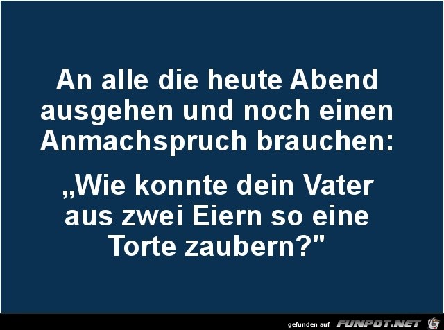 Klasse Spruch