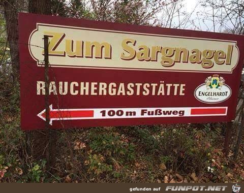 Zum Sargnagel