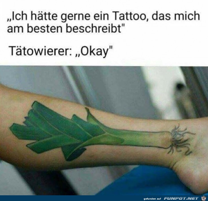 Dumm wie ein Lauch