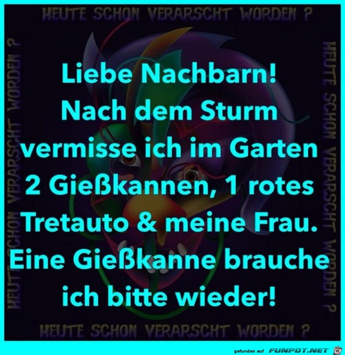 Was ich nach dem Sturm vermisse Was ich nach dem Sturm vermisse