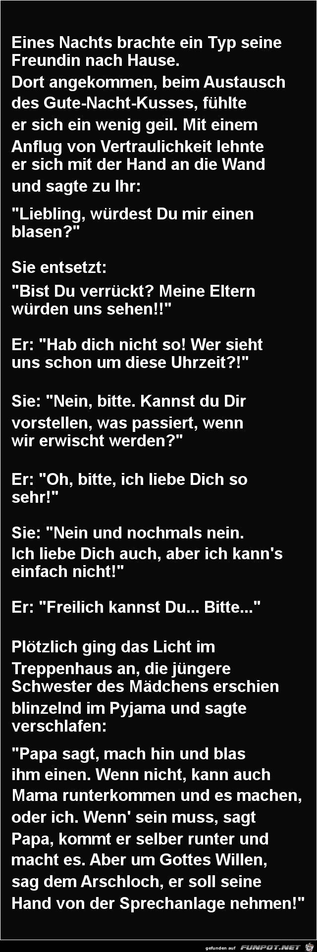 Eines Nachts