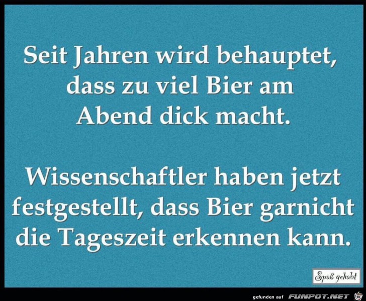 Bier am Abend Bier am Abend