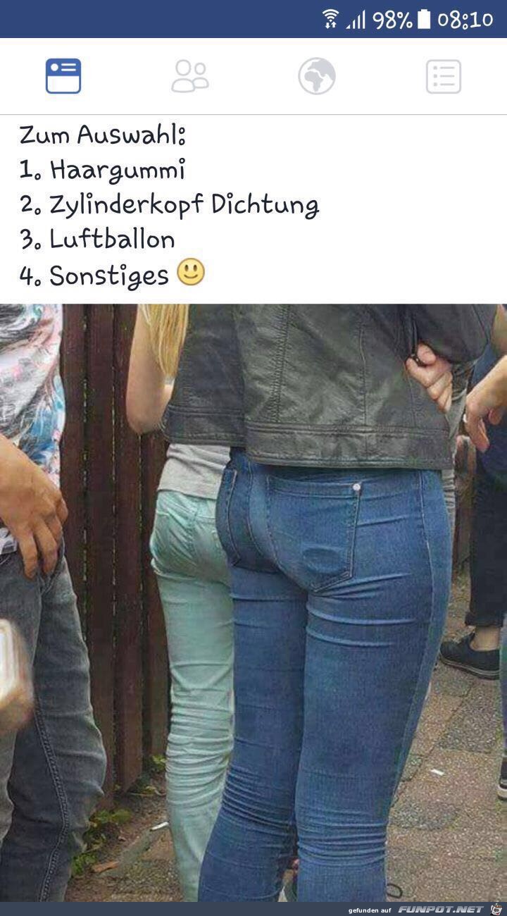 Was steckt dort in der Hose Was steckt dort in der Hose