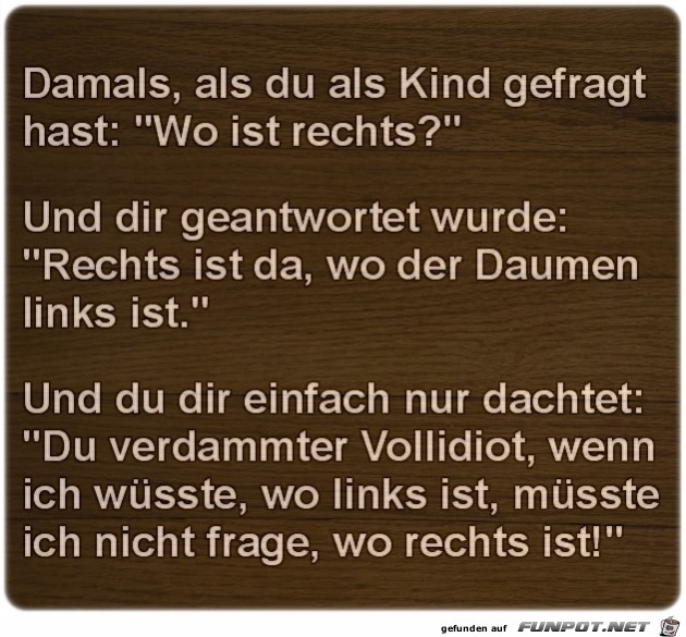 Damals..