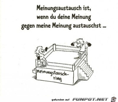 Meinungsaustausch Meinungsaustausch