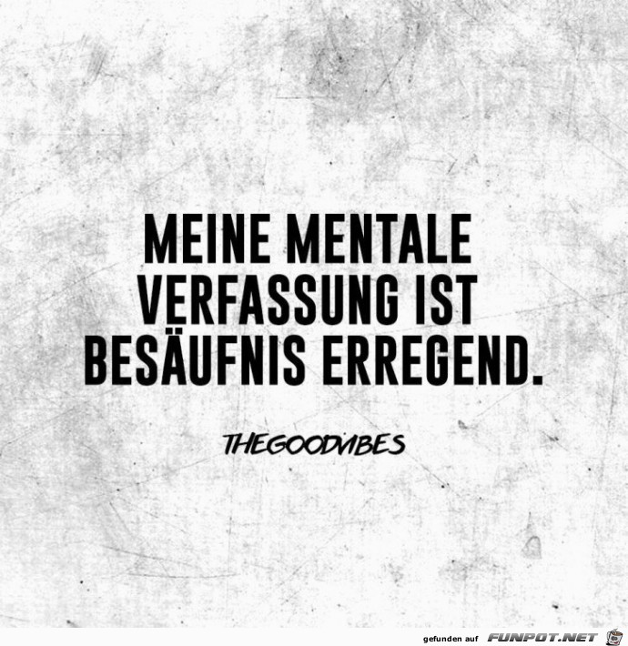 Mentale Verfassung