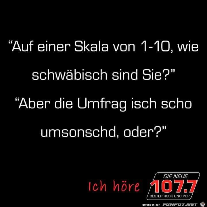 Wie schwäbisch sind Sie Wie schwäbisch sind Sie