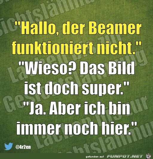 Beamer funktioniert nicht