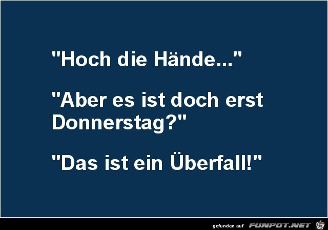 Hoch die Hände Hoch die Hände