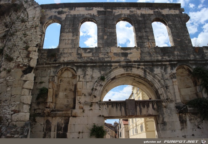 Impressionen aus dem Diokletianspalast in Split