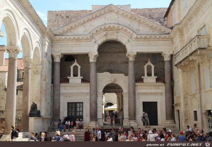 Impressionen aus dem Diokletianspalast in Split