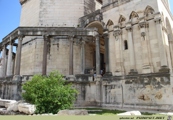 Impressionen aus dem Diokletianspalast in Split