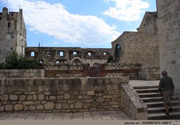 Impressionen aus dem Diokletianspalast in Split