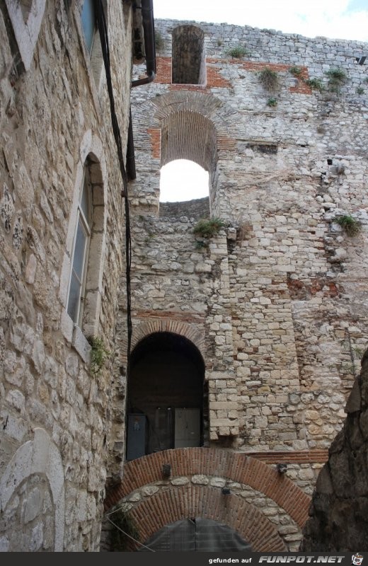 Impressionen aus dem Diokletianspalast in Split