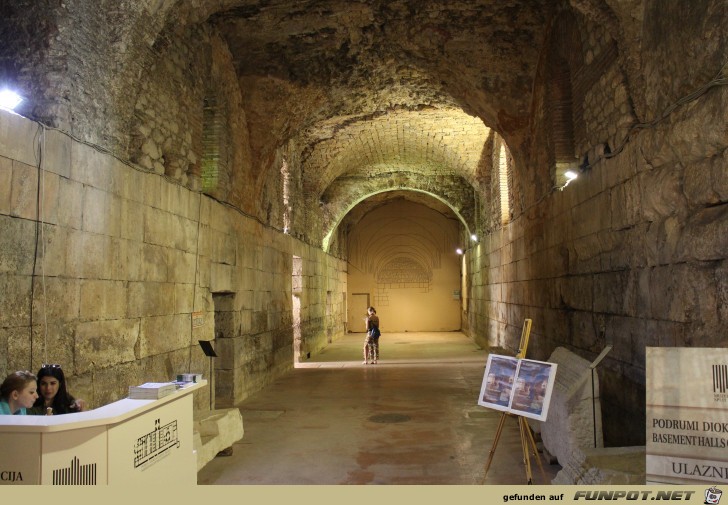 Impressionen aus dem Diokletianspalast in Split