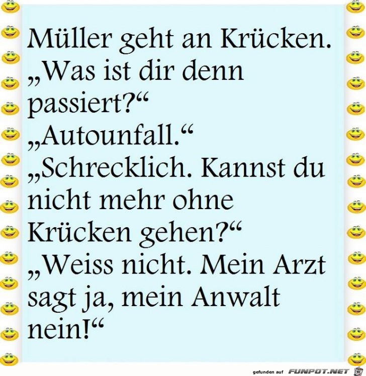 Dein Anwalt hat recht