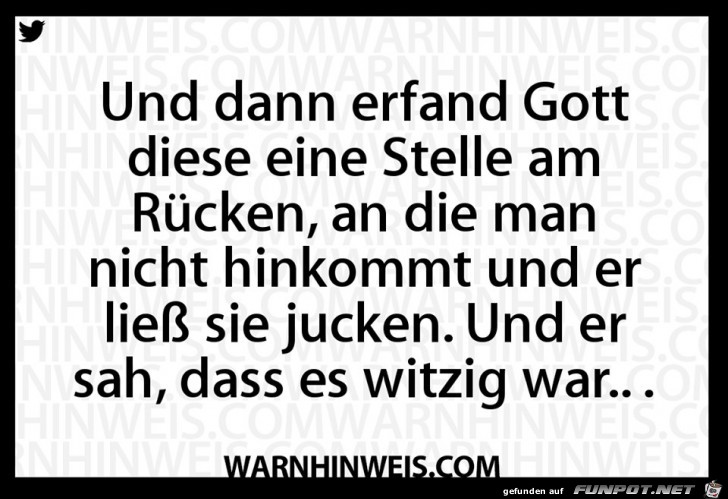 Was Gott erfand