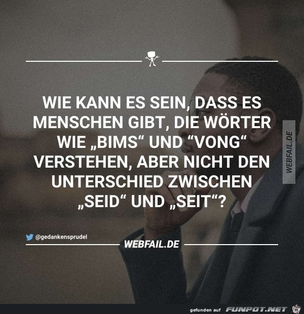 Man fragt sich Man fragt sich