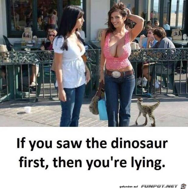 Keiner hat zuerst den Dino gesehen Keiner hat zuerst den Dino gesehen