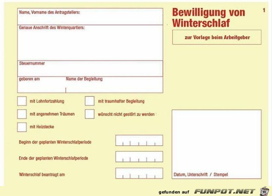 Bewilligung Bewilligung