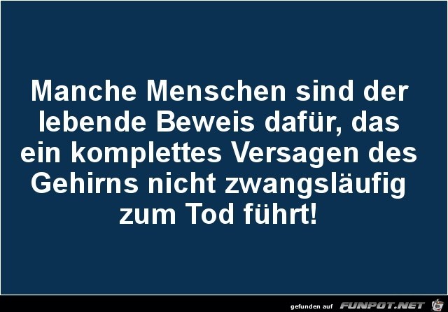 Manche Menschen